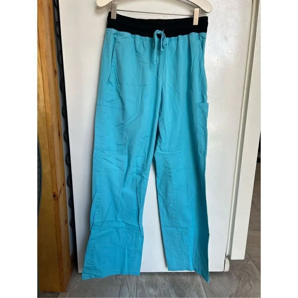 Scrubstar Turquoise Scrub Pants Woman’s Size Small